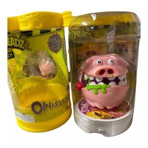 SHAKEHEADZ CRAZY PETS SERIES Pink Pig NEW